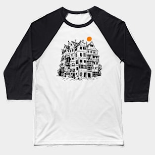 cozy buildings Baseball T-Shirt